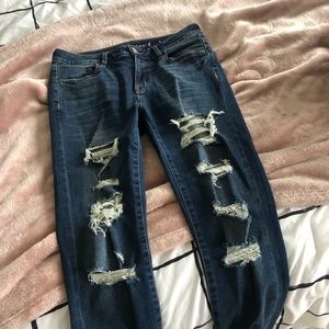 Ripped Ankle Jeggings from American Eagle